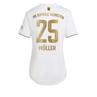 Bayern Munich Thomas Muller #25 Udebanetrøje Dame 2022-23 Kortærmet
